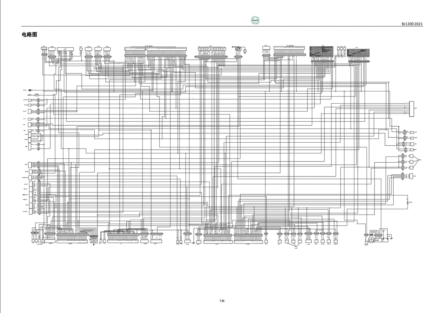 適用於Benelli 贝纳利1200GT BJ1200维修資料全车线路图零件扭矩表摩托车维修工具