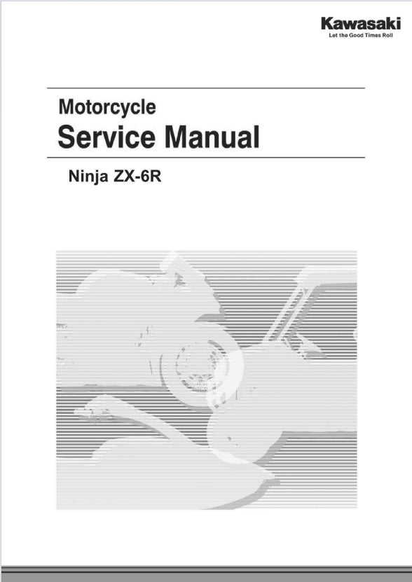 Kawasaki 2024 Ninja ZX-6R Service Manual PDF download – motorcycle