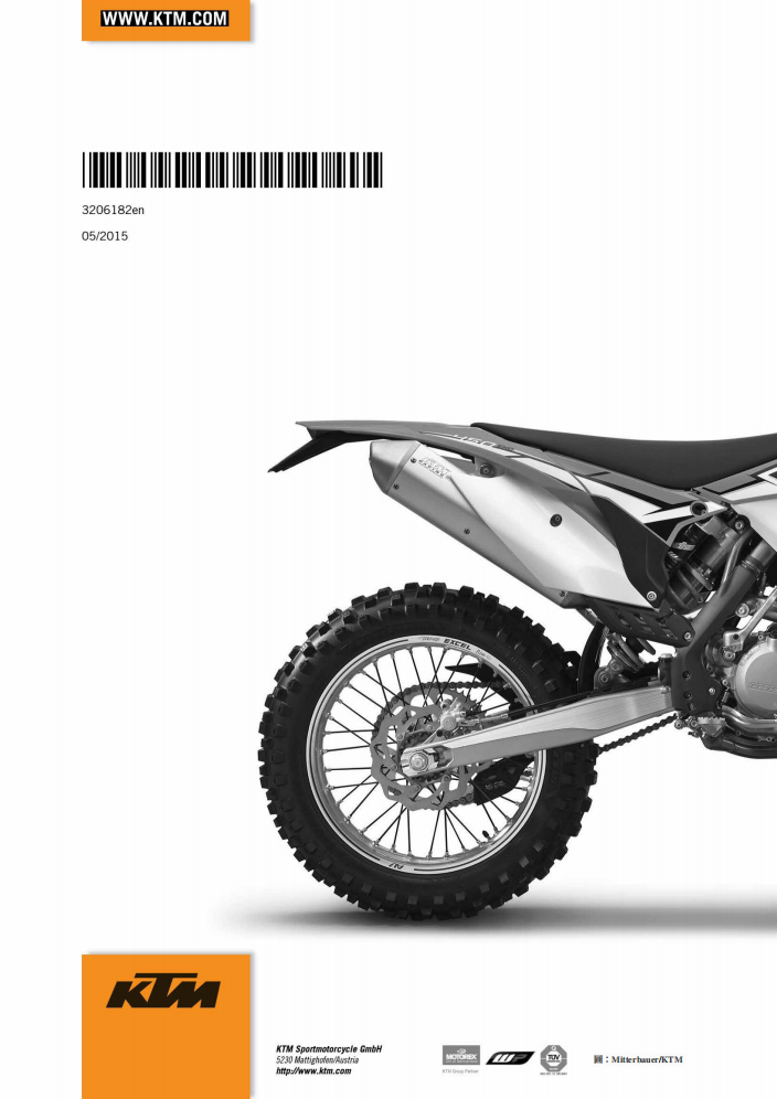 2014 KTM 450-500 EXC維修手冊 PDF(英文+繁體)|全車拆解圖|扭力規格|原廠維修資料與 DIY 保養指南