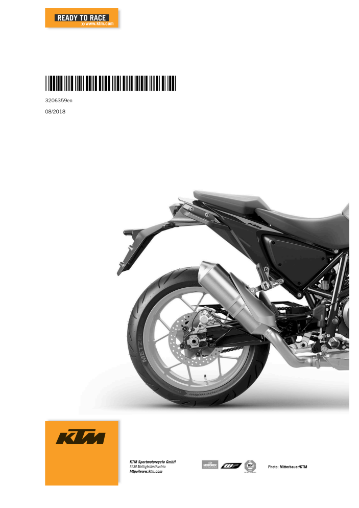2019 KTM 690Duke維修手冊 PDF(英文+繁體)|全車拆解圖|扭力規格|原廠維修資料與 DIY 保養指南