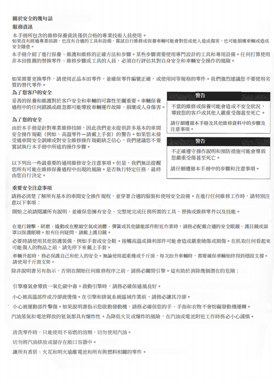 2003-2007本田CBF600維修手冊 PDF|繁体中文版本|全車電路圖・零件扭矩值・故障維修資料|摩托車維修 DIY 指南