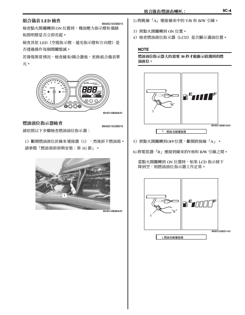 2005 bandit GSF1200維修手冊 PDF(英文+繁體)|全車拆解圖|扭力規格|原廠維修資料與 DIY 保養指南