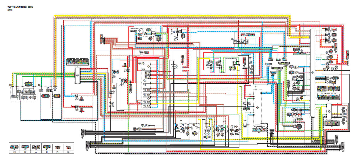 Yamaha 2025 YZF R9 維修手冊 PDF(英文+繁體)|全車線路圖|故障碼解析|扭力規格|原廠維修資料與 DIY 保養指南