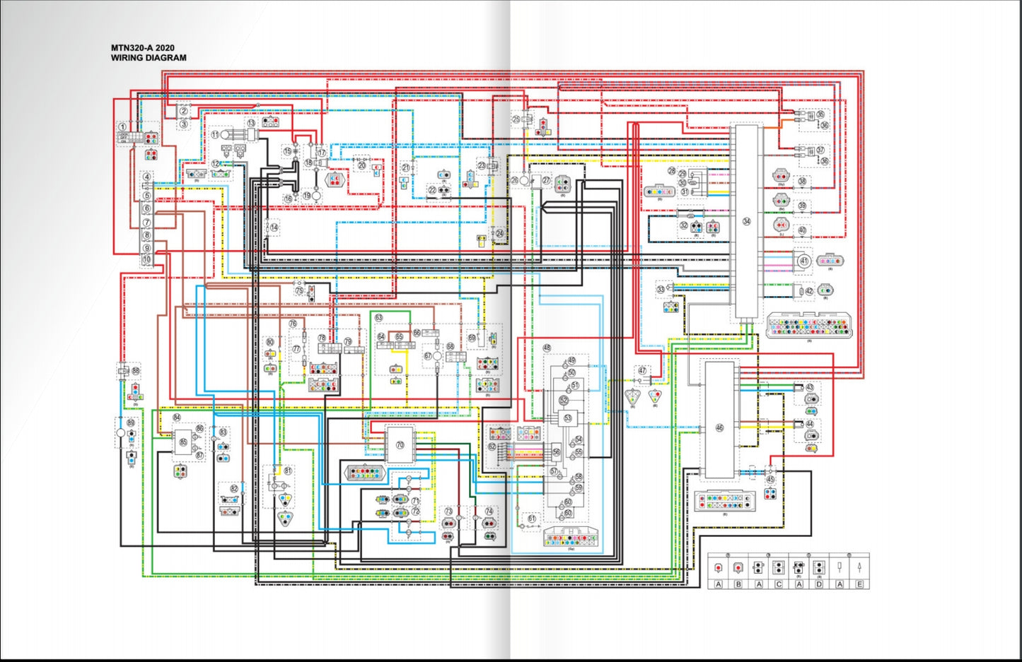 適用於2020年雅马哈MT03维修資料简体中文和英文全车线路图故障代码分析扭矩维修DIY工具