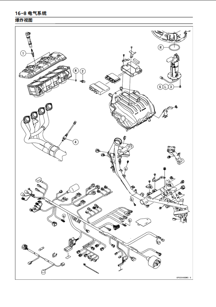 適用於Kawasaki 2017-2019 Z900维修資料 英文和简体中文全车线路图故障代码分析扭矩维修DIY工具