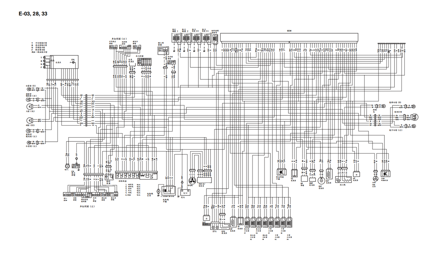 适用于 2006-2007 GSX-R600 铃木小 R 维修手册参考资料（含英文原文与繁体译文，含扭矩、电路、故障码）