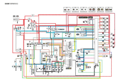 適用於2009-2011年雅馬哈R1維修參考資料（含英文原文與繁體譯文，含扭矩、電路、故障碼）