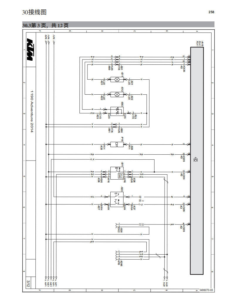 適用於2014 KTM 1190 adv维修手冊 英文和简体中文全车线路图故障代码分析扭矩维修DIY工具