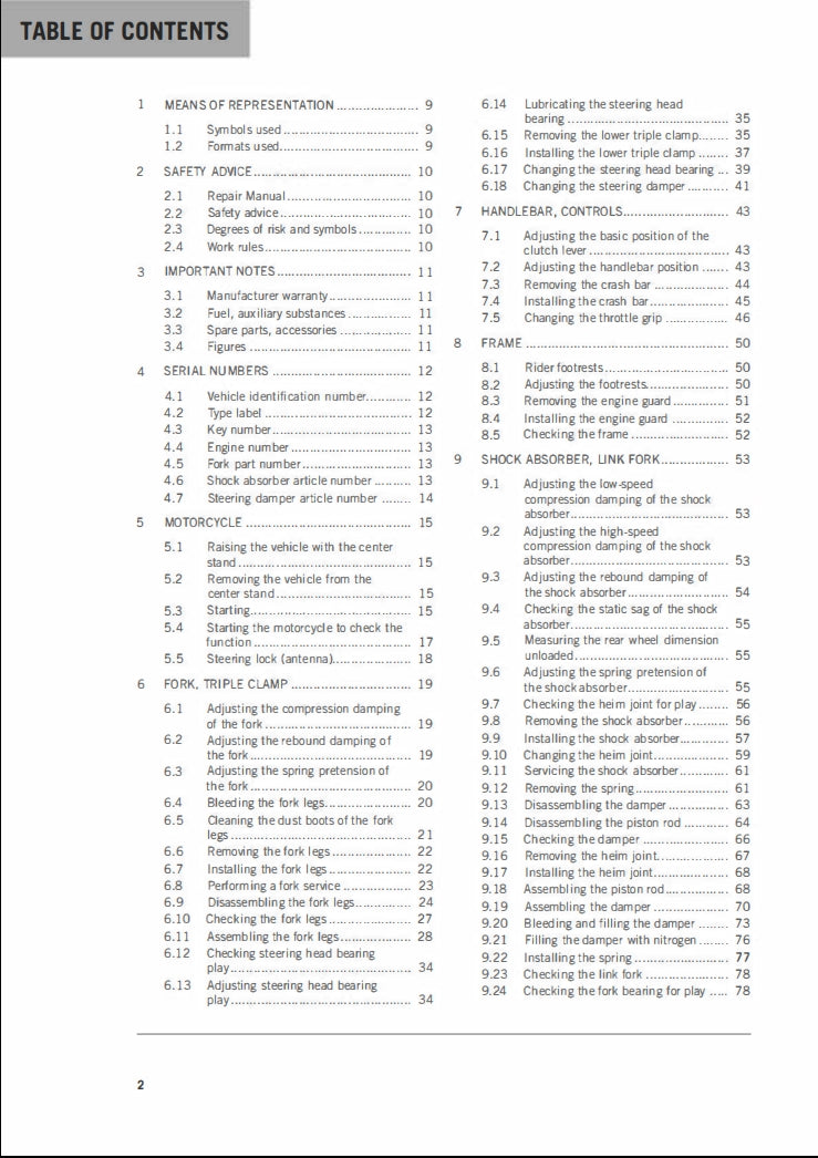 適用於2019 KTM 1290 Super Adventure R service manual 维修資料 英文和简体中文全车线路图故障代码分析扭矩维修 service manual DIY工具