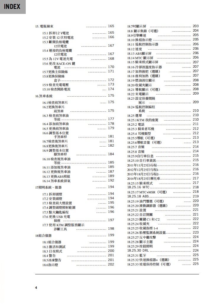 2021 KTM 1290 ADV R維修手冊 PDF（英文＋繁體）｜全車拆解圖｜扭力規格｜原廠維修資料與 DIY 保養指南