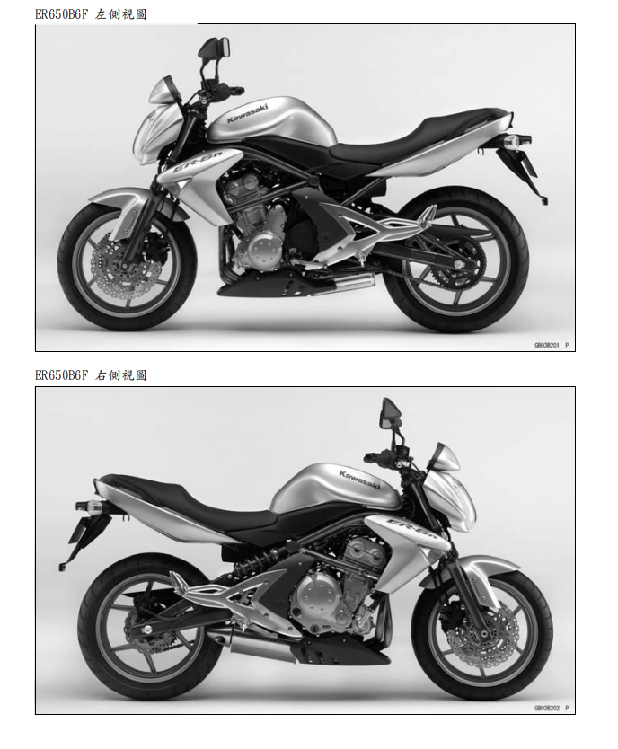 2006 川崎 ninja650 ER6N維修手冊 PDF（英文＋繁體）｜全車拆解圖｜扭力規格｜原廠維修資料與 DIY 保養指南