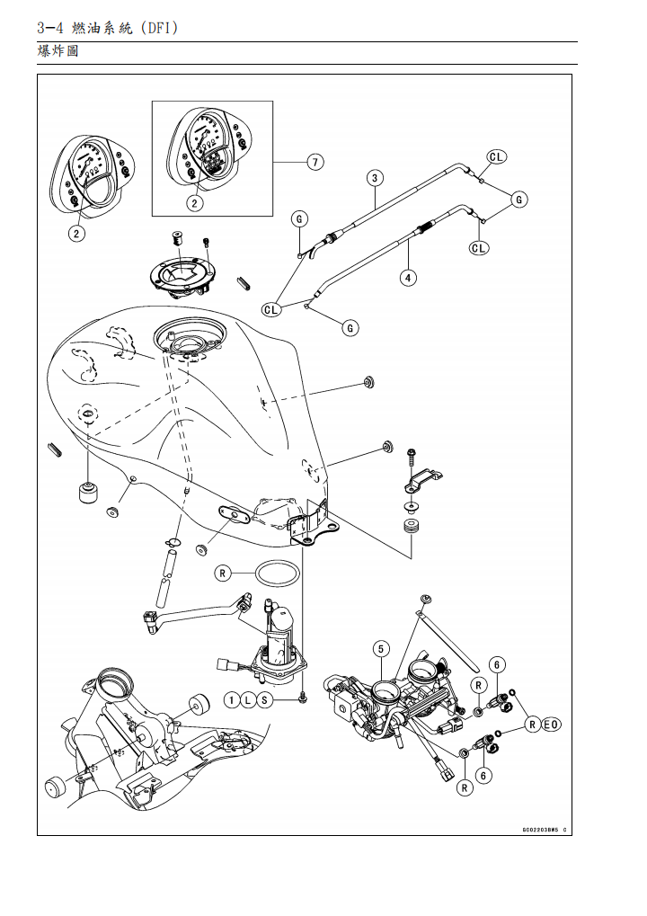 2006 川崎 ninja650 ER6N維修手冊 PDF（英文＋繁體）｜全車拆解圖｜扭力規格｜原廠維修資料與 DIY 保養指南