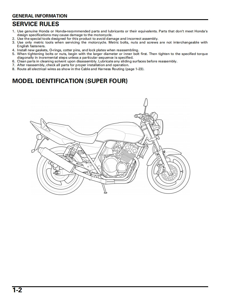 適用於2006 honda CB400SFIII_3 Serice Manual 维修資料 英文和简体中文全车线路图故障代码分析扭矩维修DIY工具