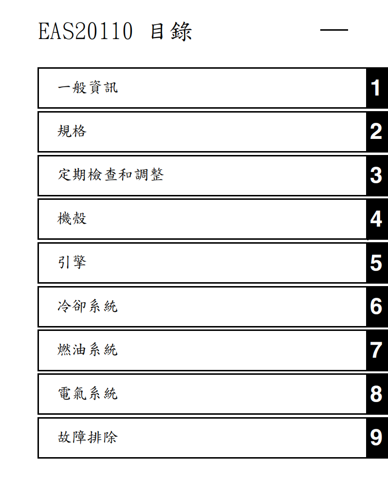 2007 雅馬哈FZS6W FZ6維修手冊 PDF（英文＋繁體）｜全車拆解圖｜扭力規格｜原廠維修資料與 DIY 保養指南