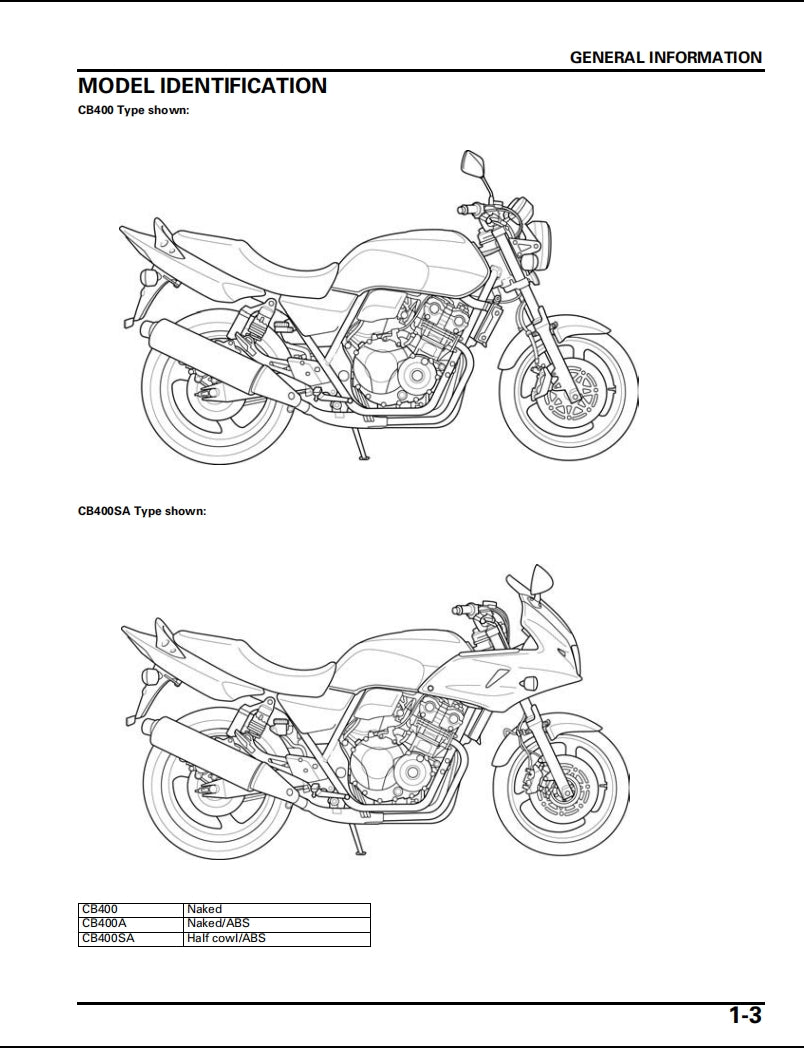 適用於2008 Honda CB400 VTEC 4 service manual 维修資料 英文和简体中文全车线路图故障代码分析扭矩维修DIY工具