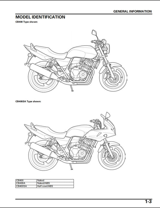 適用於2008 Honda CB400 VTEC 4 service manual 维修資料 英文和简体中文全车线路图故障代码分析扭矩维修DIY工具