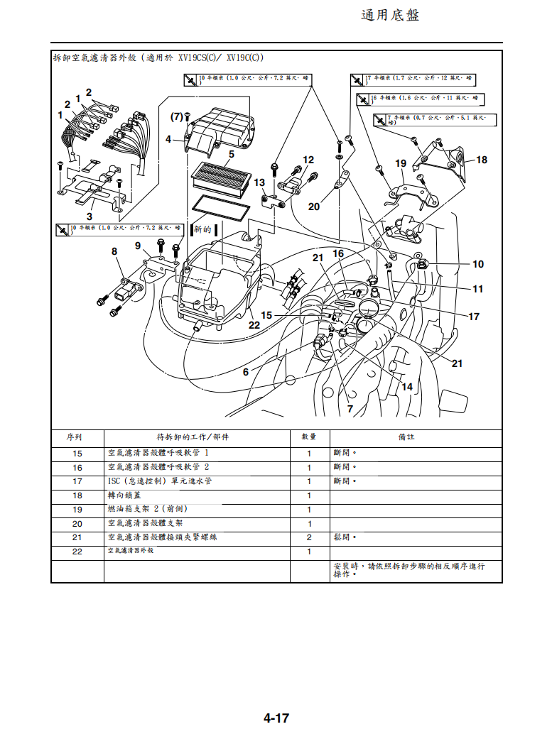 雅馬哈 2008 xv19sx xv1900維修手冊 PDF（英文＋繁體）｜全車拆解圖｜扭力規格｜原廠維修資料與 DIY 保養指南