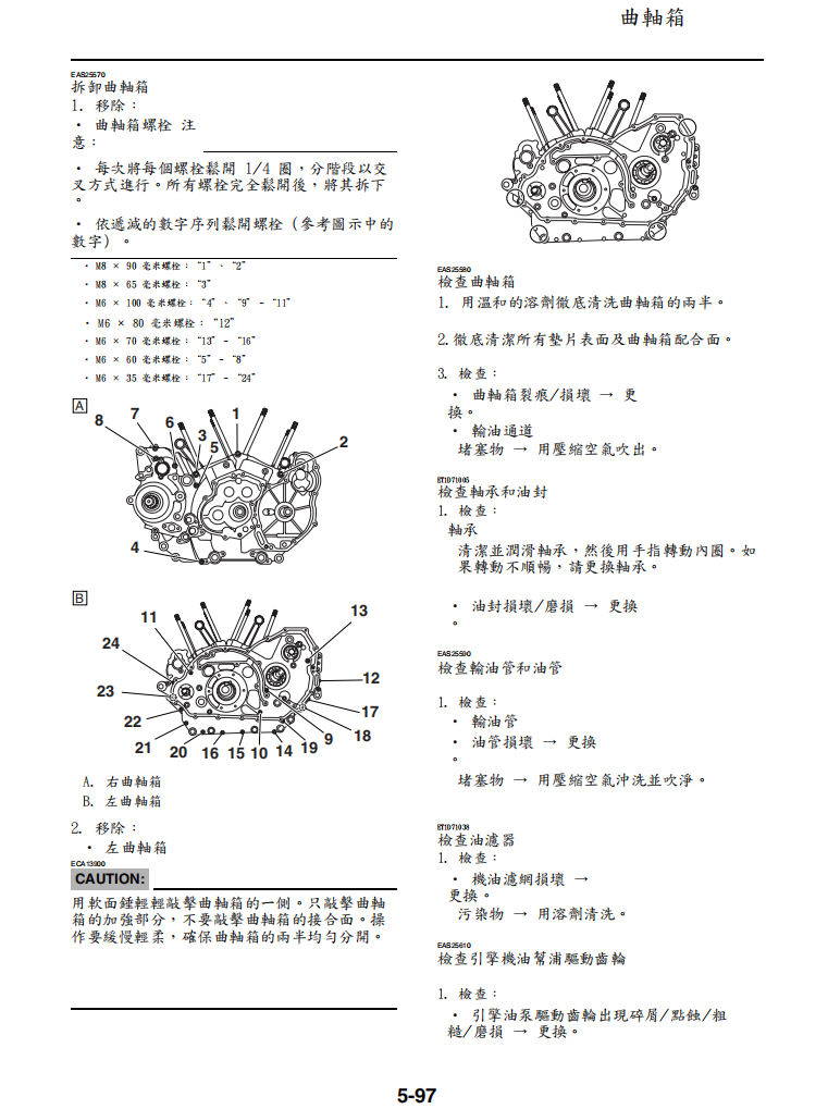 雅馬哈 2008 xv19sx xv1900維修手冊 PDF（英文＋繁體）｜全車拆解圖｜扭力規格｜原廠維修資料與 DIY 保養指南
