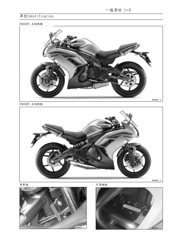 2011 川崎 ninja650 ER6f維修手冊 PDF（英文＋繁體）｜全車拆解圖｜扭力規格｜原廠維修資料與 DIY 保養指南