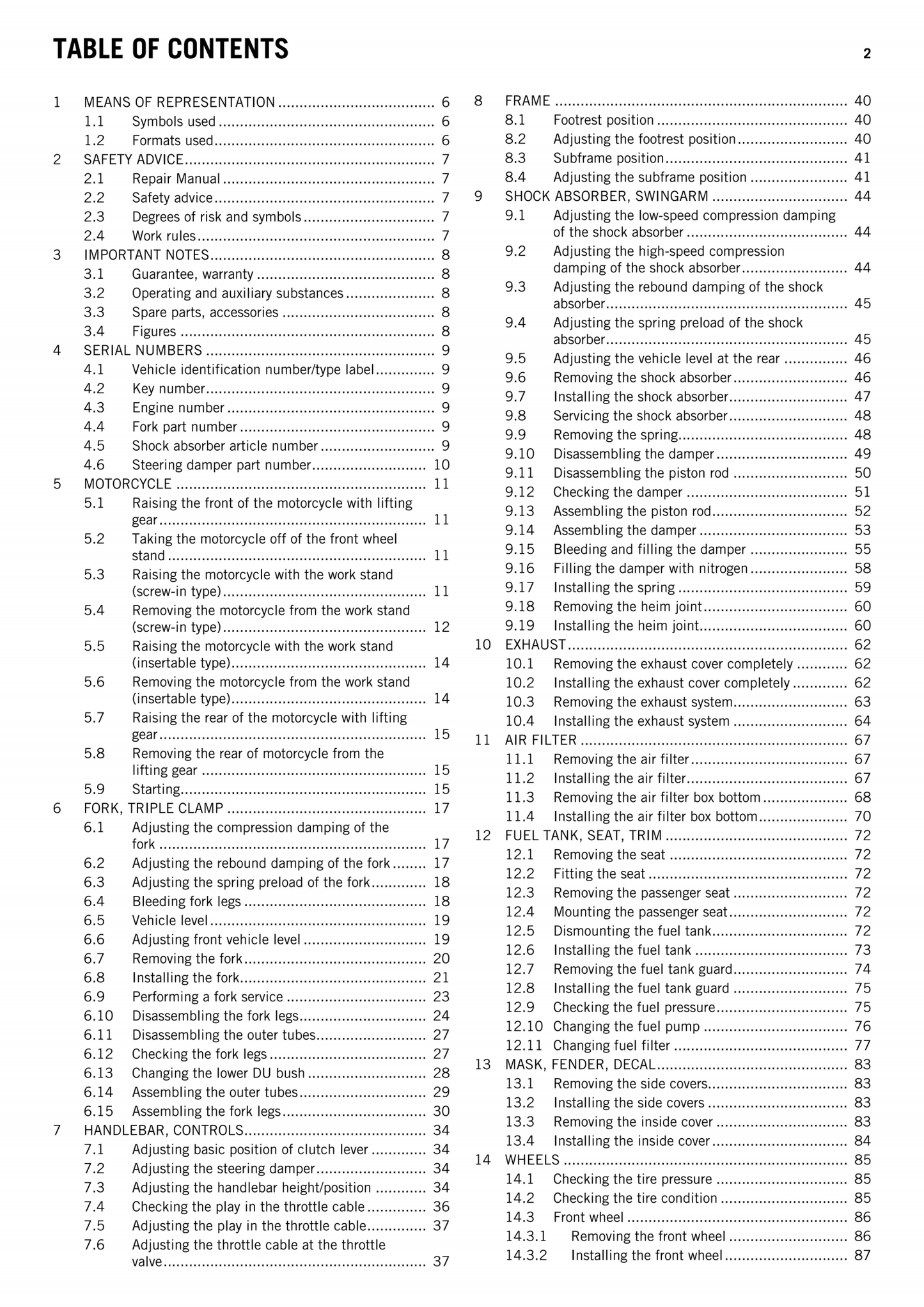 適用於2014 KTM 1190 RC8 service manual 维修資料 英文和简体中文全车线路图故障代码分析扭矩维修DIY工具