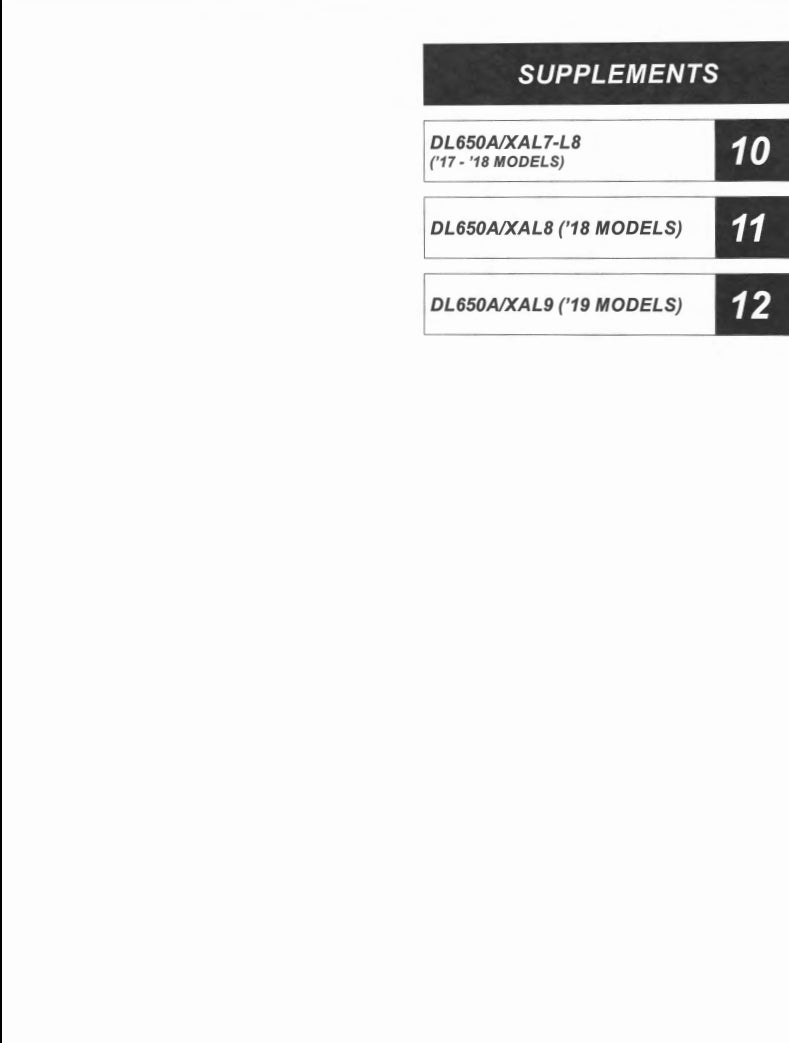 適用於2017 SUZUKI DL650A service manual 维修資料 英文和简体中文全车线路图故障代码分析扭矩维修DIY工具