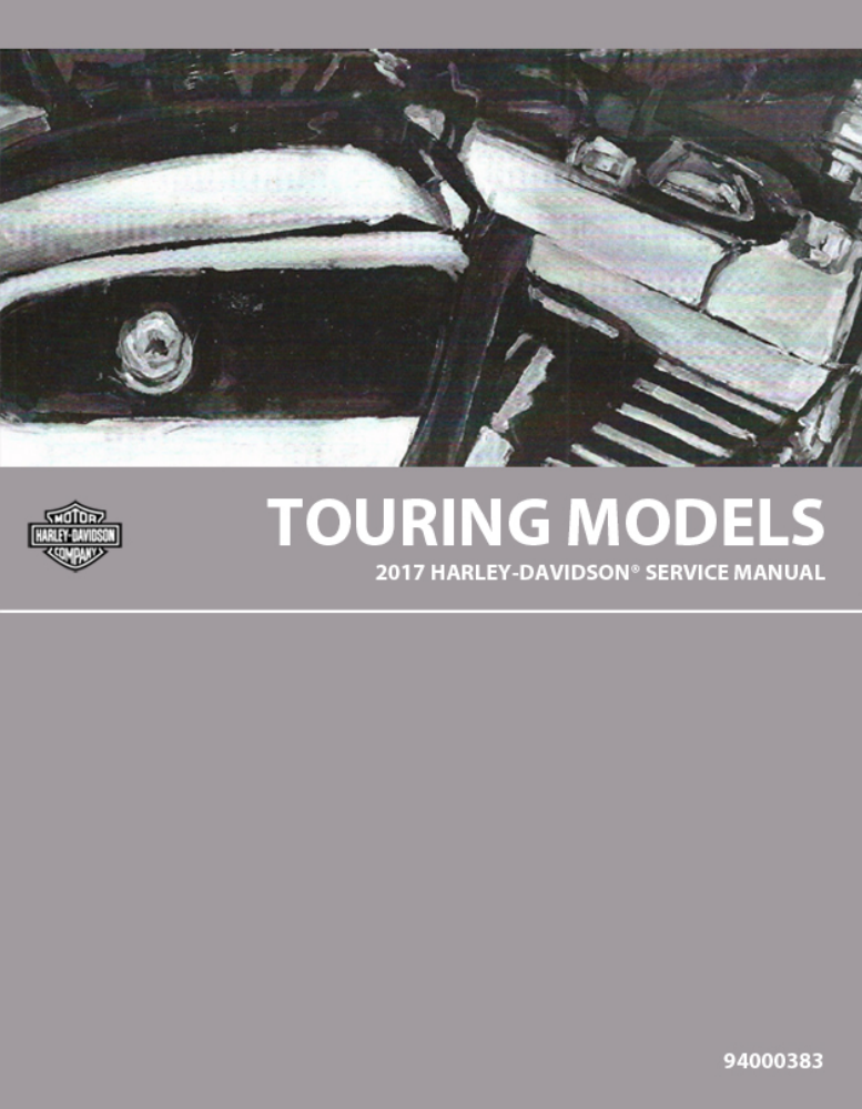 2017 哈雷 Touring維修手冊 PDF（英文＋繁體）｜全車拆解圖｜扭力規格｜原廠維修資料與 DIY 保養指南