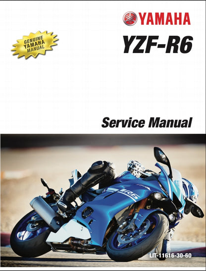 適用於2017 Yamaha YZF-R6 service manual 维修資料 英文和简体中文全车线路图故障代码分析扭矩维修DIY工具