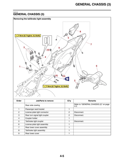 適用於2017 Yamaha YZF-R6 service manual 维修資料 英文和简体中文全车线路图故障代码分析扭矩维修DIY工具