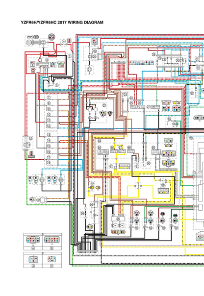 適用於2017 Yamaha YZF-R6 service manual 维修資料 英文和简体中文全车线路图故障代码分析扭矩维修DIY工具