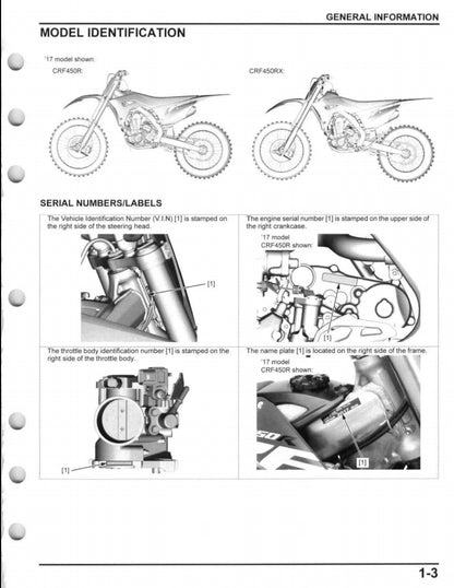 適用於2018 honda crf450r crf450rx service manual 维修資料 英文和简体中文全车线路图故障代码分析扭矩维修DIY工具