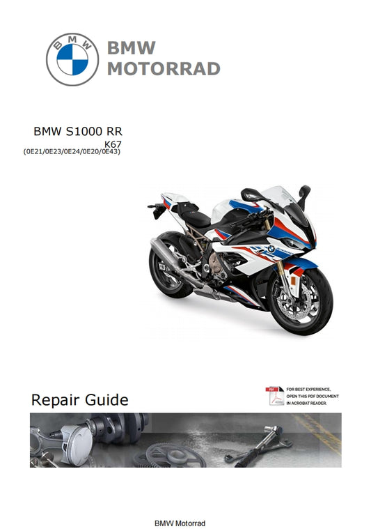 適用於2019 BMW s1000rr k67 service manual 维修資料 英文和简体中文全车线路图故障代码分析扭矩维修DIY工具