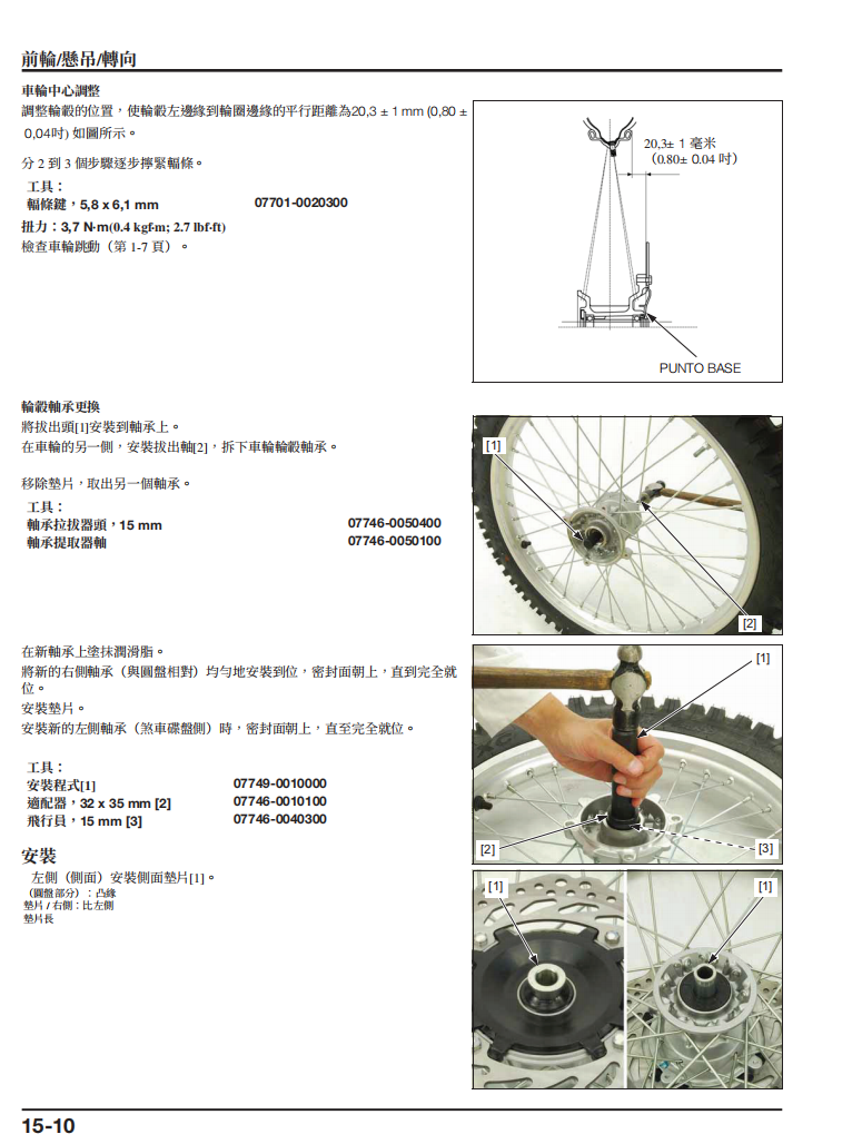 2019本田CRF250F維修手冊 PDF（西班牙语＋繁體）｜全車拆解圖｜扭力規格｜原廠維修資料與 DIY 保養指南