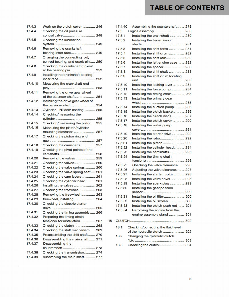 適用於2019 Husqvarna FC350 FX350 service manual