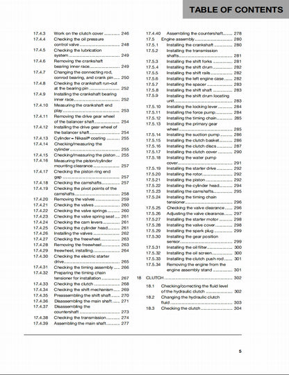 適用於2019 Husqvarna FC350 FX350 service manual