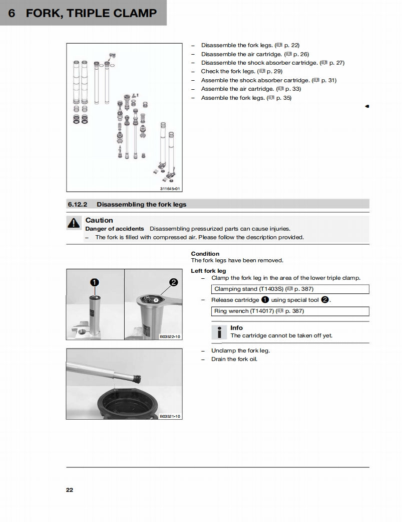 適用於2019 Husqvarna FC350 FX350 service manual