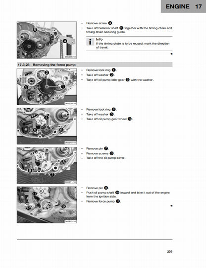 適用於2019 Husqvarna FC350 FX350 service manual