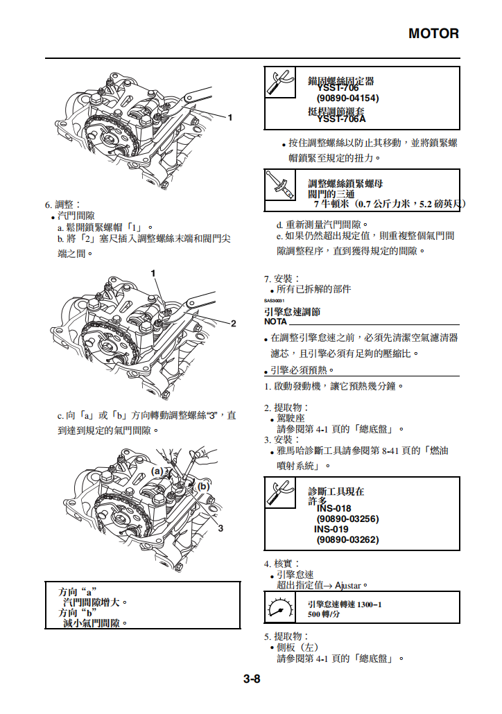 2019 雅马哈R15 V3維修手冊 PDF（西班牙语＋繁體）｜全車拆解圖｜扭力規格｜原廠維修資料與 DIY 保養指南