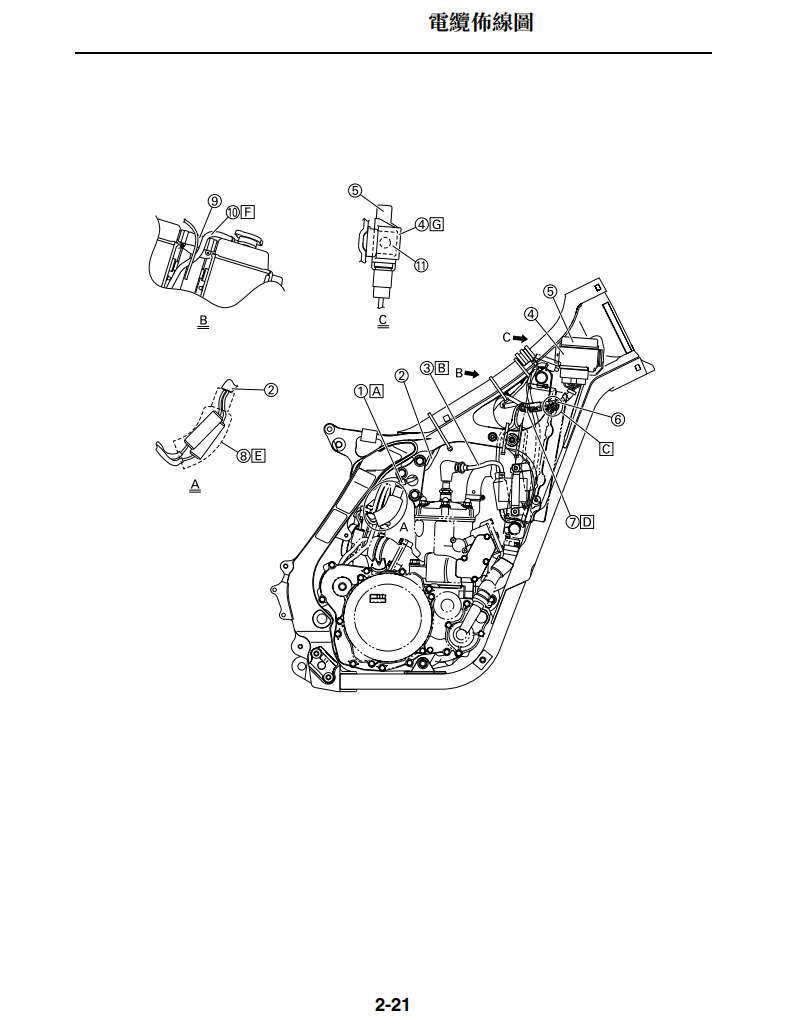 2019 雅馬哈YZ250X-YZ250維修手冊 PDF（英文＋繁體）｜全車拆解圖｜扭力規格｜原廠維修資料與 DIY 保養指南