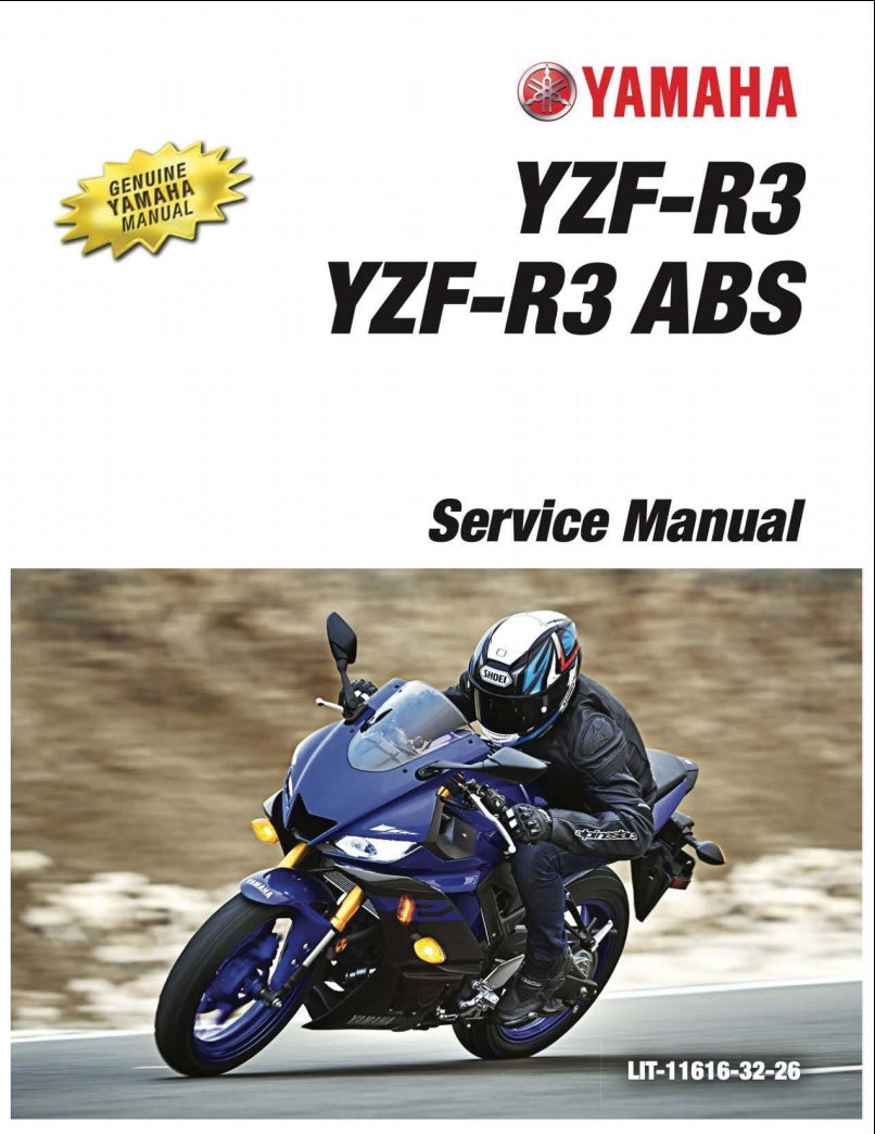 適用於2019 Yamaha YZF-R3 service manual 维修資料 英文和简体中文全车线路图故障代码分析扭矩维修DIY工具