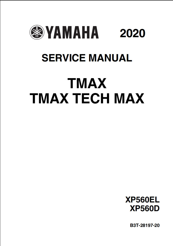 適用於2020 yamaha Tmax560 Service Manual 维修資料英文和简体中文和繁体中文全车线路图故障代码分析扭矩维修DIY工具