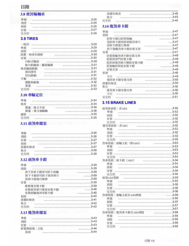 2020 哈雷 softail維修手冊 PDF（英文＋繁體）｜全車拆解圖｜扭力規格｜原廠維修資料與 DIY 保養指南