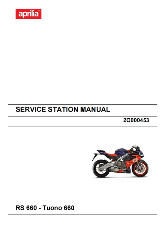 適用於2021 Aprilia RS660 Tuono 660 service manual 维修資料 英文和简体中文全车线路图故障代码分析扭矩维修DIY工具