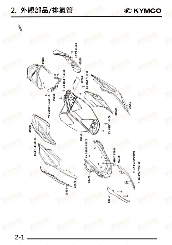 光陽 KYMCO KRV180 維修手冊 繁体中文PDF｜全車拆解圖｜扭力規格｜原廠維修資料與 DIY 保養指南