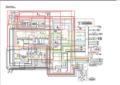 適用於2021 NMAX125 service manual 维修資料 英文和简体中文全车线路图故障代码分析扭矩维修DIY工具
