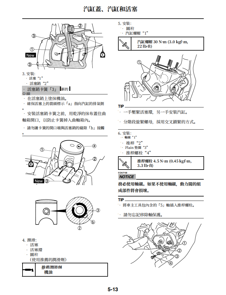 2021 雅馬哈 yz125x 維修手冊 PDF（英文＋繁體）｜全車拆解圖｜扭力規格｜原廠維修資料與 DIY 保養指南