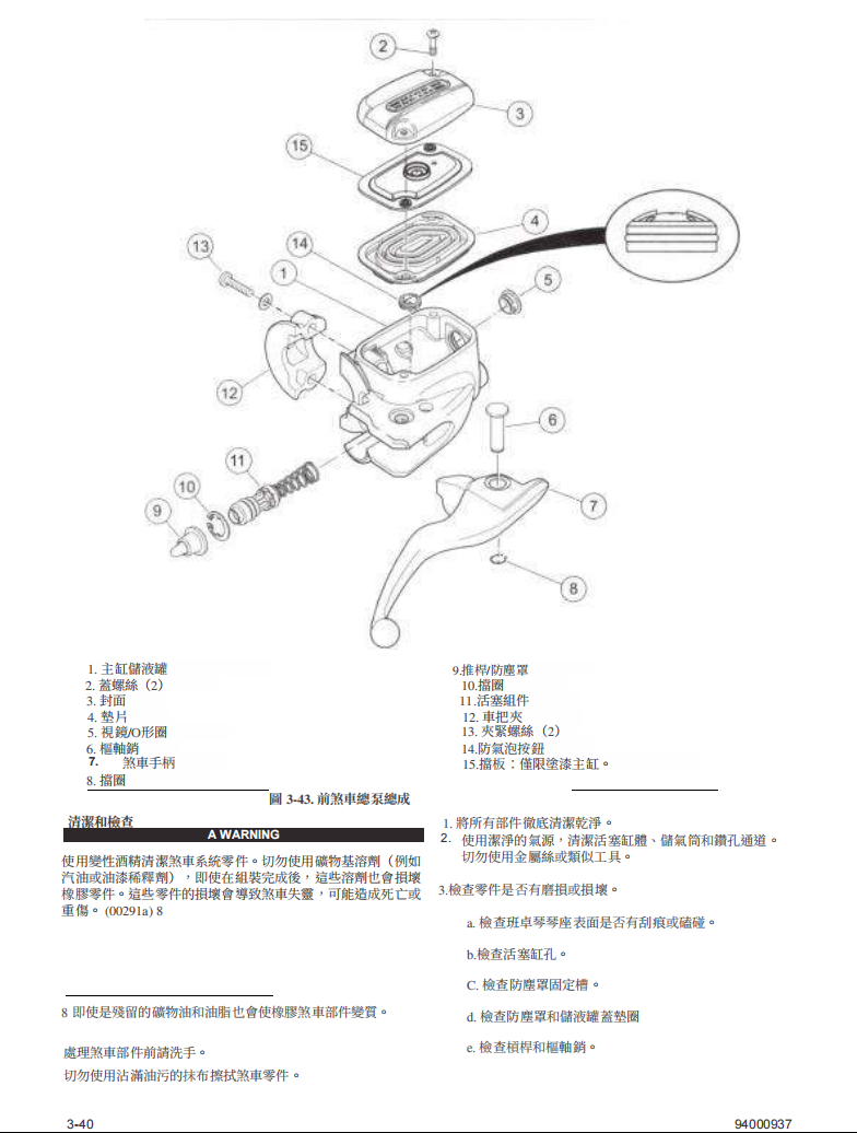 2022 哈雷 TOURING維修手冊 PDF（英文＋繁體）｜全車拆解圖｜扭力規格｜原廠維修資料與 DIY 保養指南