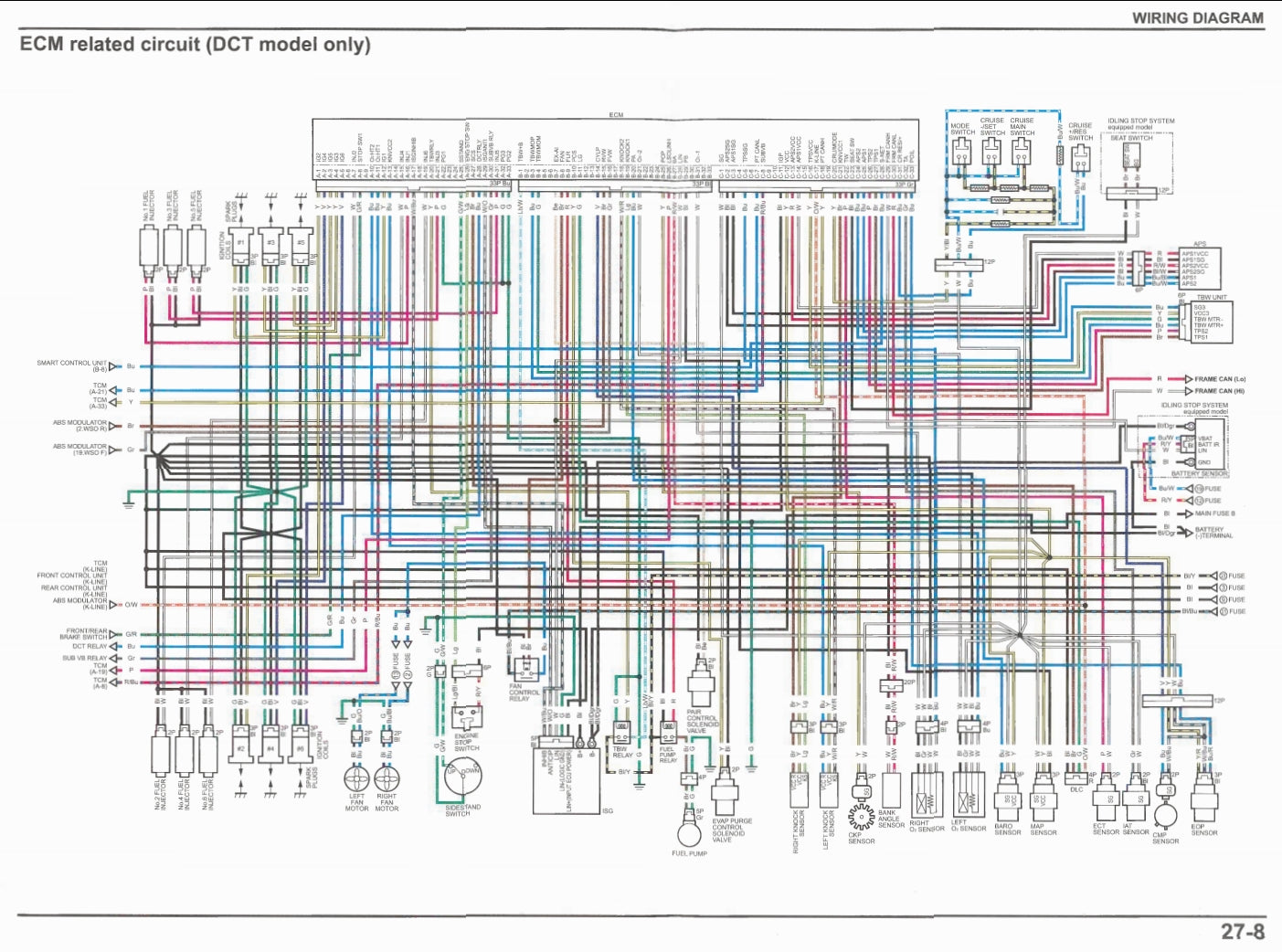 適用於Honda 2021-2024 Gold Wing 1800 Service Manual 本田金翼维修資料 英文和简体中文全车线路图故障代码分析扭矩维修DIY工具