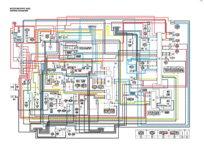 適用於2023 YAMAHA MT07 service manual 维修資料 英文和简体中文全车线路图故障代码分析扭矩维修DIY工具