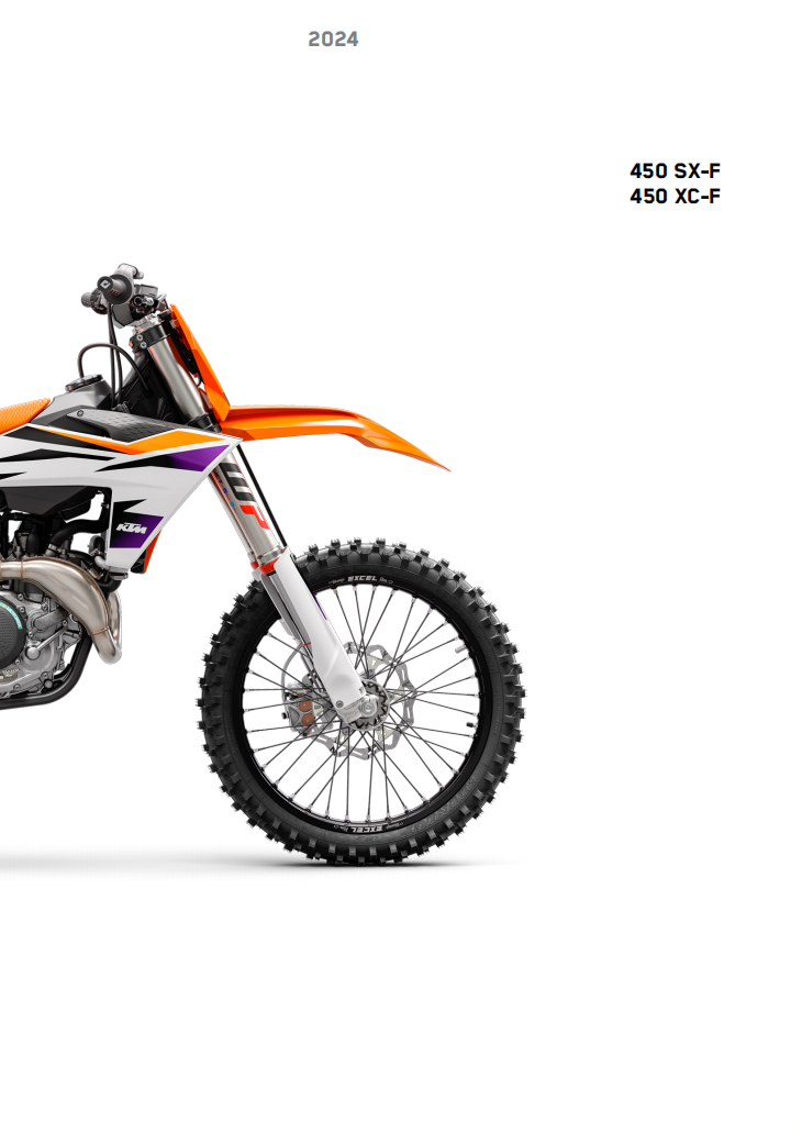 2024-KTM-450-SX-F-XC-F维修手册 PDF｜繁體中文＋故障代码解析＋全车扭矩表｜摩托车维修DIY工具资料