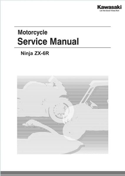 Kawasaki 2024 Ninja ZX-6R Service Manual PDF download – motorcycle